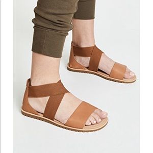 NWT Sorel Ella Sandal camel brown 6.5